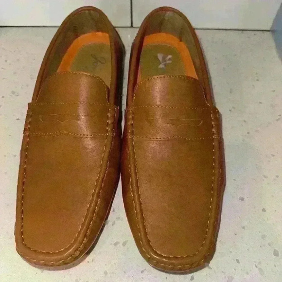 Jousen Milan Polished Brown Boat‎ Shoes Loafers- Size 10 - Slightly Used main image 5